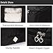 VEAMOR Oversize Beddings Comforter Storage Bags,(14 Color to Choose) Pillow/Blanket Clothes Organizer Storage Containers with Zippers,Breathable and Moistureproof (Black, XXL)