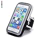 iphone7 Armband,Outdoor Sports Arm Package Bag Cell Phone Bag Key Holder for iPhone 6 6s 5s 5c se iPod Touch (Black)
