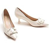 C.Paravano Womens Designer Pumps | Kitten Heels for Women | Low Heels | Heels for Women | Women Shoes Dressy