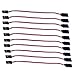 Hobbypark 15cm Male to Female Servo Extension Lead Wire Cable for KK MWC Control Board RC Parts (Pack of 10)