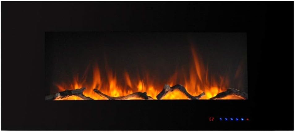 HXCD Chimenea eléctrica montada en la Pared, Envolvente de Fuego