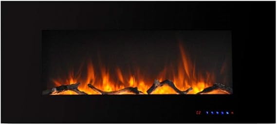 HXCD Chimenea eléctrica montada en la Pared, Envolvente de Fuego