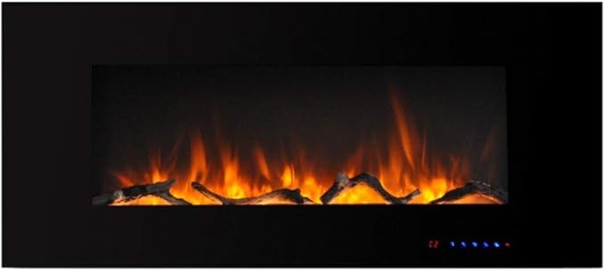 HXCD Chimenea eléctrica montada en la Pared, Envolvente de Fuego