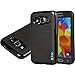 Arae Core Prime Case, Samsung Galaxy Core Prime Case [Shock-Absorption] Hybrid Dual Layer Defender Case,Drop Protection [Brushed Metal Texture] Cover for Samsung Galaxy Core Prime G360 (Black)