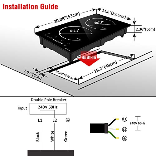 5 Induction+ECOTOUCH+Smoothtop+Electric+INDH302B