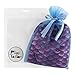 Play Tailor Mermaid Tail Swimmable Costume Swimsuit for Girls Swimming(No monofin), Purple, Child 14