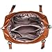 UTAKE Women Handbags Leather Handbags Shoulder Bag Lichi Grain PU Leather Tote Bag UT04 Brown