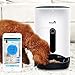 Petwant Automatic Smart Pet Feeder with Wireless Camera for Small and Medium Dogs & Cats with Programmable Feeding Timer 2 Way Audio Controlled by Iphone iOS and Android Mobile App (Nspire Petwant)