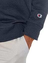 Champion Men's Powerblend Fleece Crew, C Logo