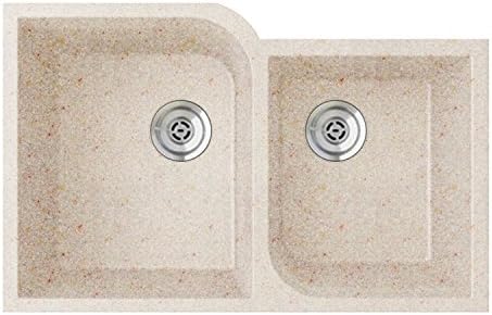 Swan Qu03322rc 076 33 In L X 22 In W X 9 In H Granite Kitchen Sink