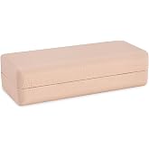 TRIUMPH VISION Sunglasses Case Hard Shell Glasses Case Eyewear Eyeglasses | Sunglass Eyeglass Hard Case for Women and Men Metal PU Leather Lined Storage with Microfiber Cleaning Cloth Protection