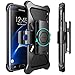 i-Blason Prime Series Case Designed for Galaxy S7 Edge, Kickstand Samsung Galaxy S7 Edge 2016 Release Heavy Duty Dual Layer Combo Holster Cover case with Locking Belt Swivel Clip (Black)