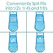 Vive Weekly Pill Organizer 4 Times a Day - 7 Days Pill Boxes for Morning, Noon, Evening, Night - Extra Large Medicine, Vitamin & Supplement Dispenser with Premium Leather Case and Splitter Cutter