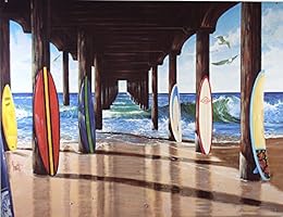 Pier Tin Sign 16 x 12in