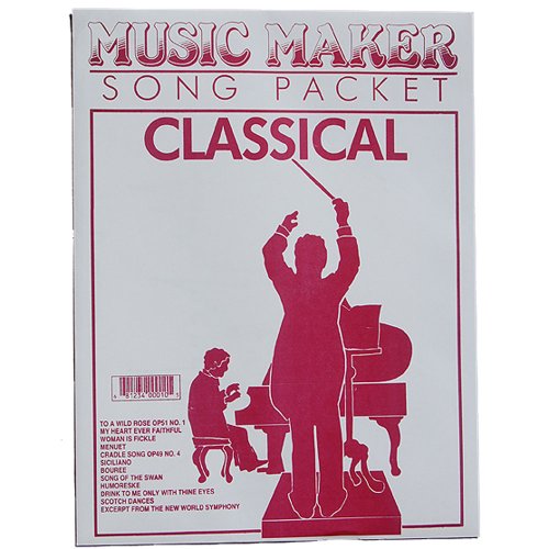 European Expressions Intl Classical Music Maker Song Sheet