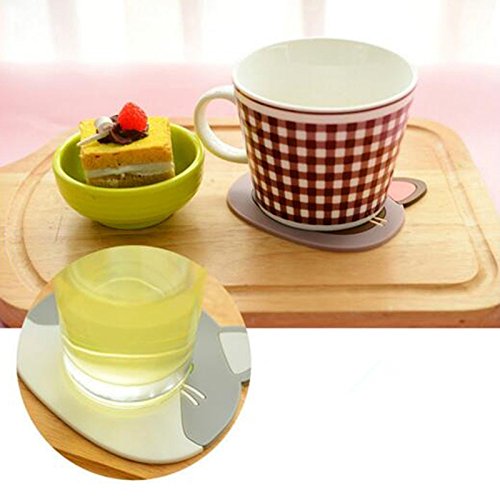 Cute Cat Tasse Silikon Untersetzer Tasse, hitzebeständig rutschfestem Cup Pad Gummi Matten für Wein Glas Tee Kaffee Home House Kitchen Decor oder eine Hochzeit Idee, 6er-Set