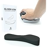 Raven Glider v2 - Ergonomic Gliding Wrist Rest, Smooth Glide, Soft Cooling Material, Sliding Wrist Pad That Moves with Your M