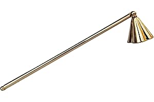 ZOOYOO Candle Snuffer Accessory,Candle Extinguisher Accessory with Long Handle,for Putting Out Candle Wicks,Gold(Four-Leaf Clover Shape)