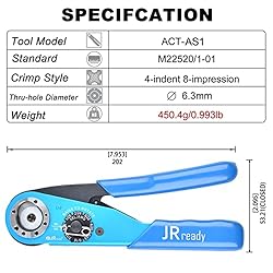 JRready M22520/1-01 Crimper Tool Kit M22520/1-01