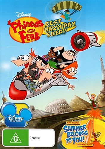 Phineas and Ferb Best Lazy Day Ever | NON-USA Format | PAL | Region 4 Import - Australia