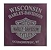 Harley-Davidson Women's Embellished Script Short Sleeve Tee, Plum 5K33-HB74