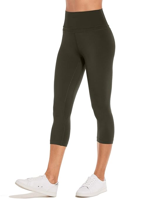 CRZ YOGA Damen Sports Yoga Leggings Sporthose mit Hoher Taille-Nackte Empfindung -19'' / 25''