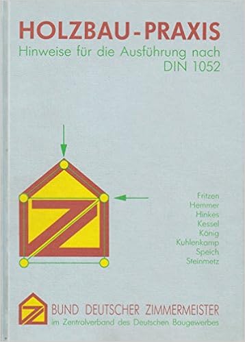 Holzbau Praxis Hinweise Fur Die Ausfuhrung Nach Din 1052 Amazon De Bund Deutscher Zimmermeister Im Zentralverband D Deutschen Baugewerbes Bonn Fritzen Klaus Hemmer Klaus Hinkes Franz J Kessel Martin H Konig Helmut Kuhlenkamp