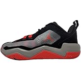 Nike Men's Jordan One Take 4 Basketball Shoes, Black/University Red-White, 10.5 M US