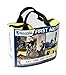 First Aid Kit 102 Piece The Only One With Flashlight And Multi-Use Knife - Ideal Emergency Kit - FDA Approved Glow in the Dark ifak For Camping Sport Outdoor Car Home Travel Hiking Safety Survival