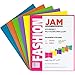 JAM PAPER Plastic Color POP Folders - 2 Pocket Durable Folders with Metal Prongs Fastener Clasps - Assorted Fashion Colors - 6/Pack