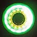 Fidget Spinner Light Up Compass Clock LED Flash Hand Spinner 3 in 1 Focus Toys Hybrid Ceramic Bearing Ultra Durable (gold)