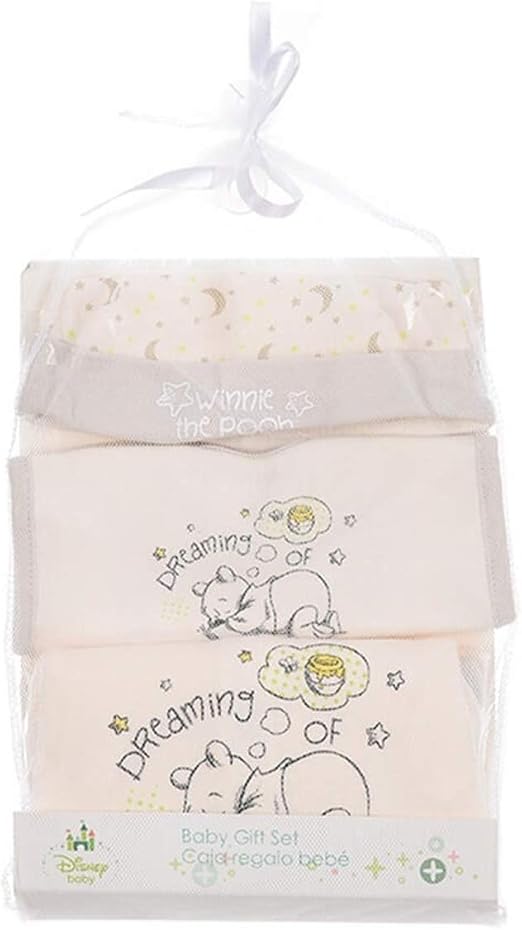 Winnie Lourson Set Pyjama Bonnet Bavoir Bebe Mixte Beige De 0 A 6mois Bebe Fille 0 24m Vetements De Nuit Et Peignoirs Fleetman Fi
