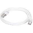 Amazon Basics RJ45 Cat 7 High-Speed Gigabit Ethernet Patch Internet Cable, 10Gbps, 600MHz - White, 3-Foot