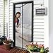 MAGZO Magnetic Screen Door Fit Door Size 32 x 96 Inch, Screen Size 34