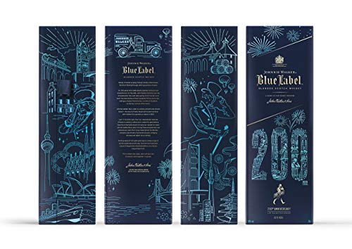 Johnnie Walker Blue Label, limitierte Auflage zum 200-jährigen Jubiläum, Blended Scotch Whisky, 70 cl im Geschenkkarton – Bild 6