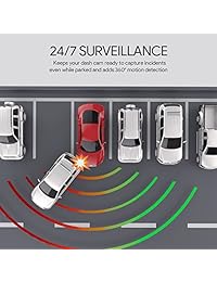 AUKEY Dash Cam Kit de cableado con sensor de detección de movimiento, Kit de cableado para cámara de tablero de instrumentos para DR01, DR02, DRA1, DR02 J, DR03 y DR02 D Cámaras de tablero doble, y más