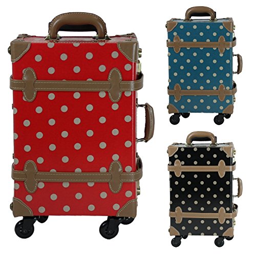 moierg vintage trolley luggage