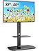FITUEYES Floor TV Stand with Swivel Mount Height Adjustable for 32 to 65 inch LCD, LED OLED TVs