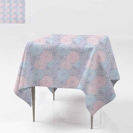 Amazon Songdayone スタイリッシュな正方形テーブルクロス 水仙 モダン 水仙 イラスト ストライプセッティング 活力 インナーフォーカス ハーブテーマ お手入れ簡単 グリーン イエロー W50 Xl50 テーブルクロス オンライン通販