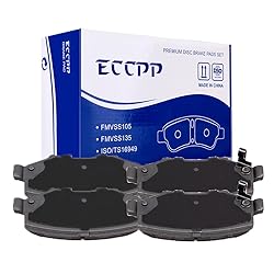 cciyu D1274 Rear Ceramic Disc Brake Pads Kit For