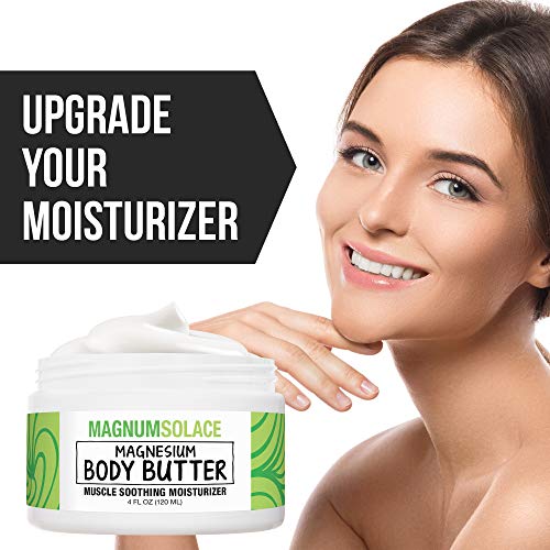 Topical Magnesium Body Butter Infused with Magnesium Lotion and
