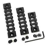 Dagger Defense keymod picatinny aluminum rail set and screws for mounting accessories
