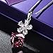 GAEA H - Asian Style Series Sweet Elegant Flower Crystal Pendant Necklace Crystals from Swarovski GHJN037