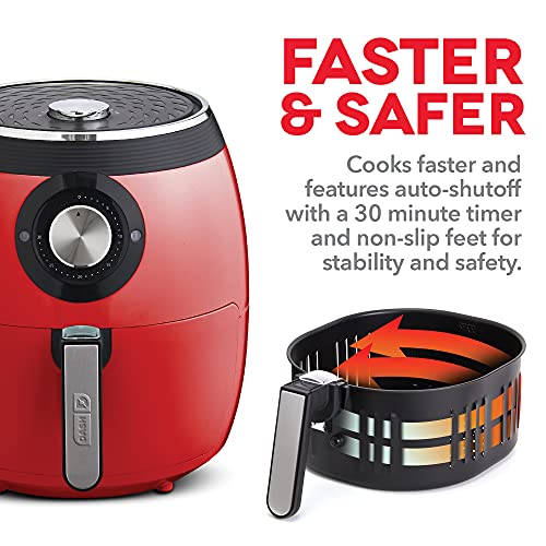 Dash Deluxe Electric Air Fryer + Oven Cooker with Temperature Control