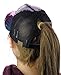 C.C Ponycap Messy Bun Ponytail Reversible Magic Sequin Adjustable Baseball Cap, Purple/Hot Pink/Turquoise/Silver