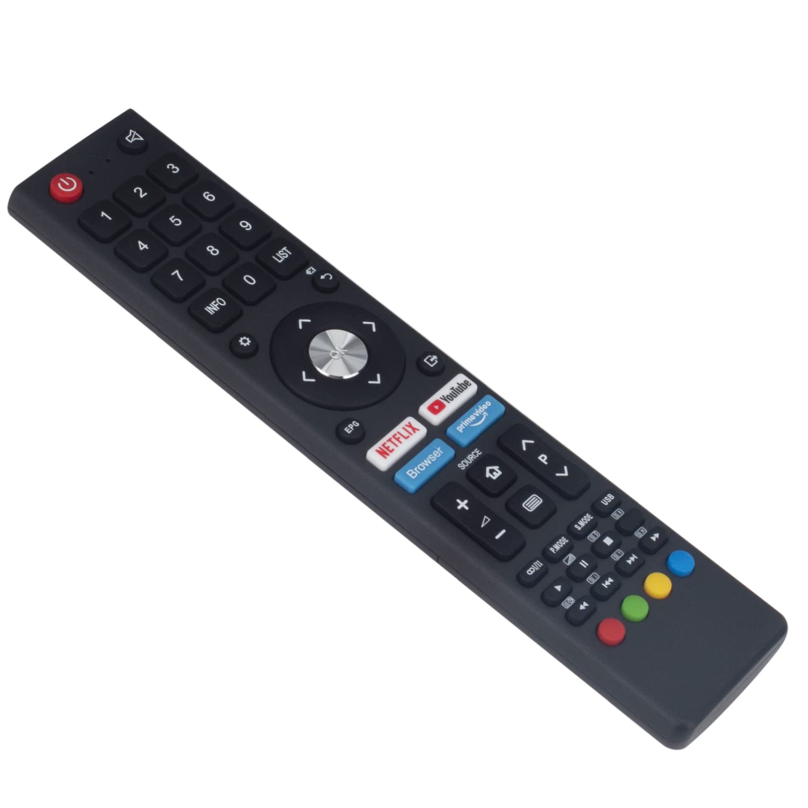 ALLIMITY GCBLTV02BDBIR Remote Control Replace fit for ChangHong UHD TV L32H7N L40H7N L43H7N L50H7N L55H7N GCBL-TV02BDBIR