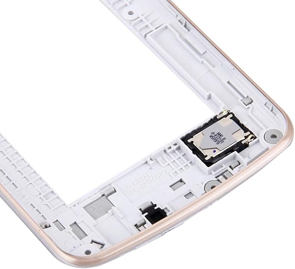 Dmtrab For Back Plate Housing Camera Lens Panel With Speaker Ringer Buzzer for LG K10Black Color Gold