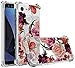 Osophter Compatible with Google Pixel 3 XL,Pixel 3 XL Flower Case Shock-Absorption Flexible TPU Rubber Soft Silicone Full-Body Protective Cover for Google Pixel 3XL (Clear Flower)