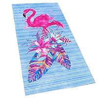 Softerry Flamingo Beach Towel 30 x 60 inches 100% Cotton