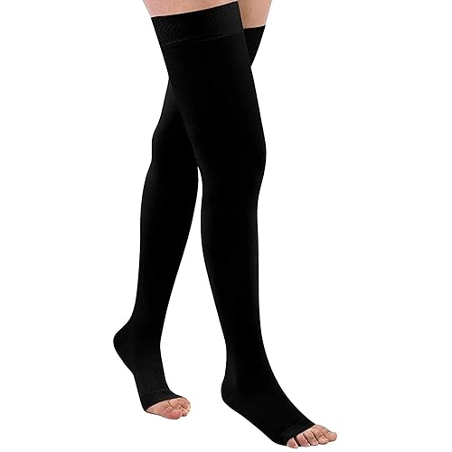 Thigh High 20-32 mmHg Compression Stocking Toeless Compression